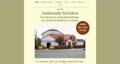 Desktop Screenshot of antikmarkt-schildow.de